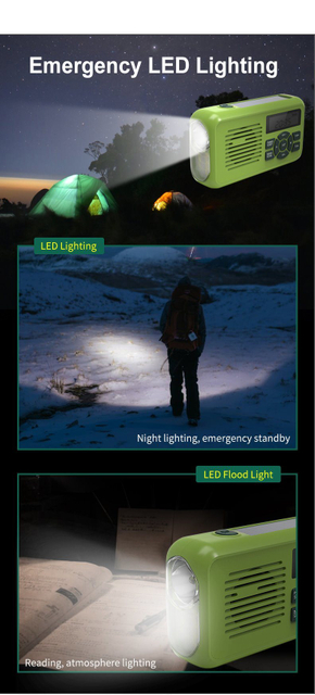 Светодиодная аккумуляторная батарея / солнечная / ручная радиосигнальная лампа