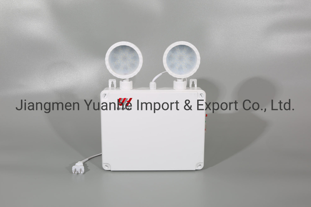 Водонепроницаемая светодиодная аварийная лампа с двойной головкой / двумя точечными светильниками