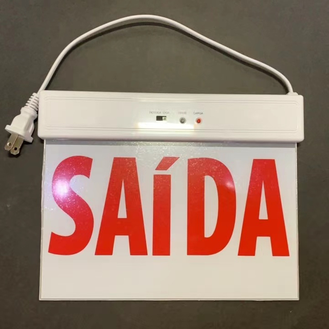 Светодиодный перезаряжаемый аварийный выход Светильник / Свет / Лампа