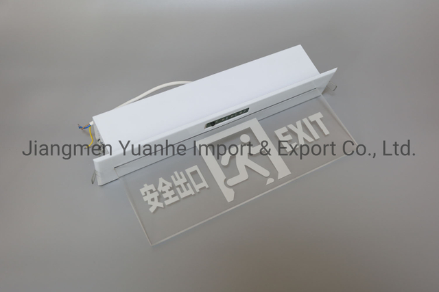 Потолочный светодиодный светильник аварийного выхода, прозрачный