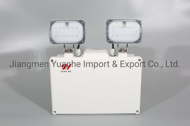 Водонепроницаемое светодиодное аварийное освещение с двойной головкой / двойным точечным освещением