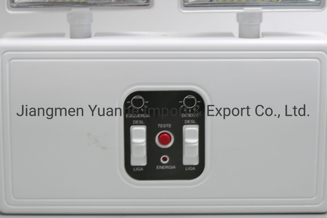 Компактный светодиодный аварийный светильник с двойной головкой / двумя точечными светильниками